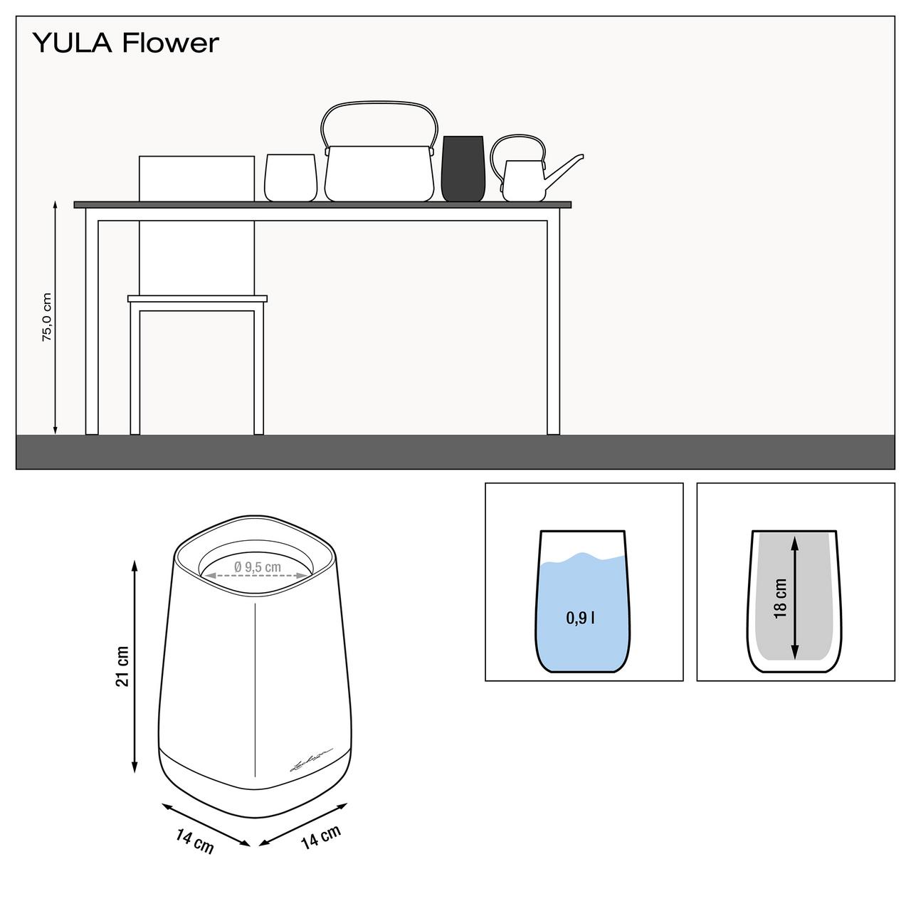 YULA FLOWER WEIß